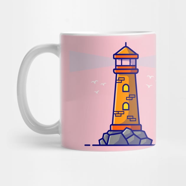 Lighthouse Cartoon Illustration by Catalyst Labs